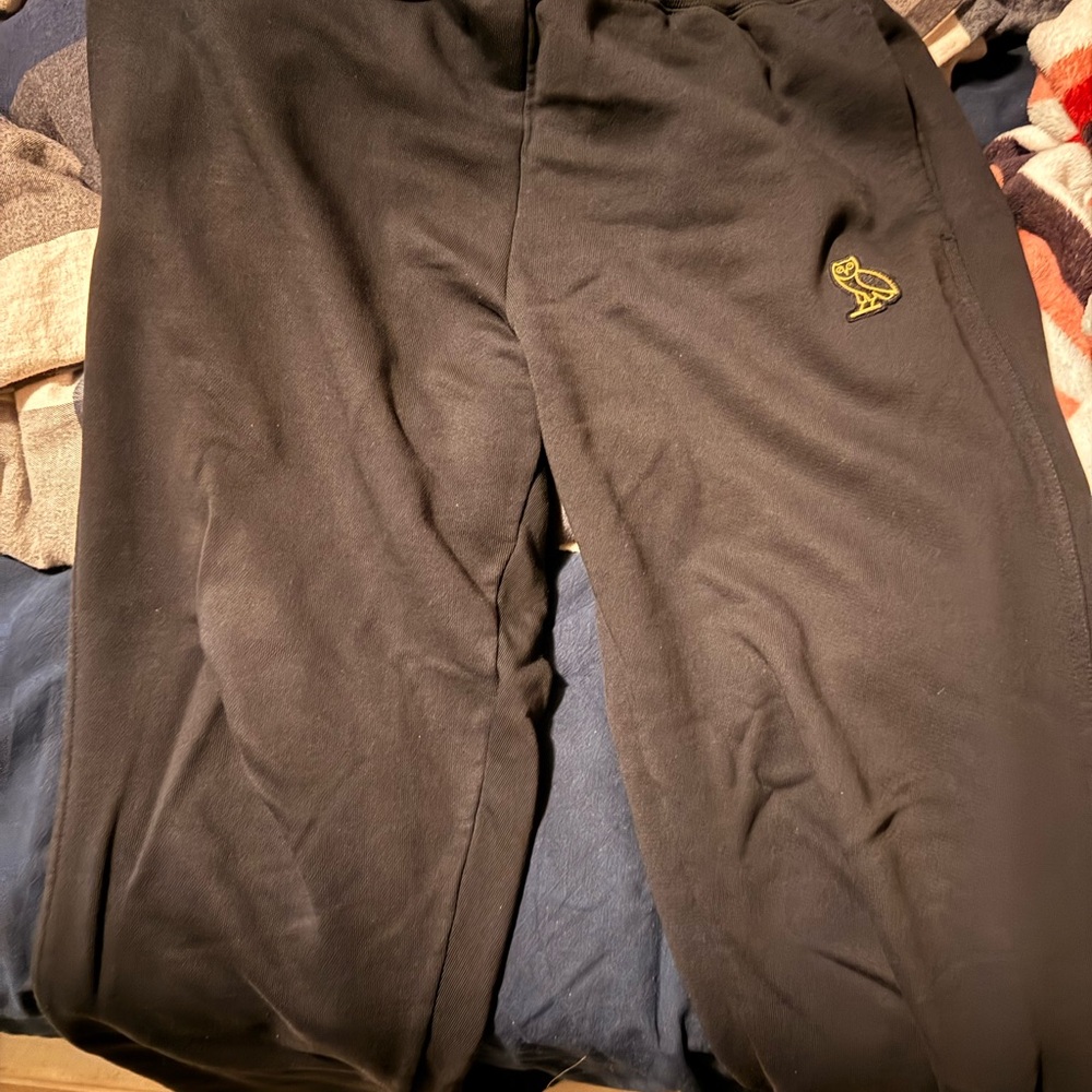 Men's Black Jeans with Owl Logo